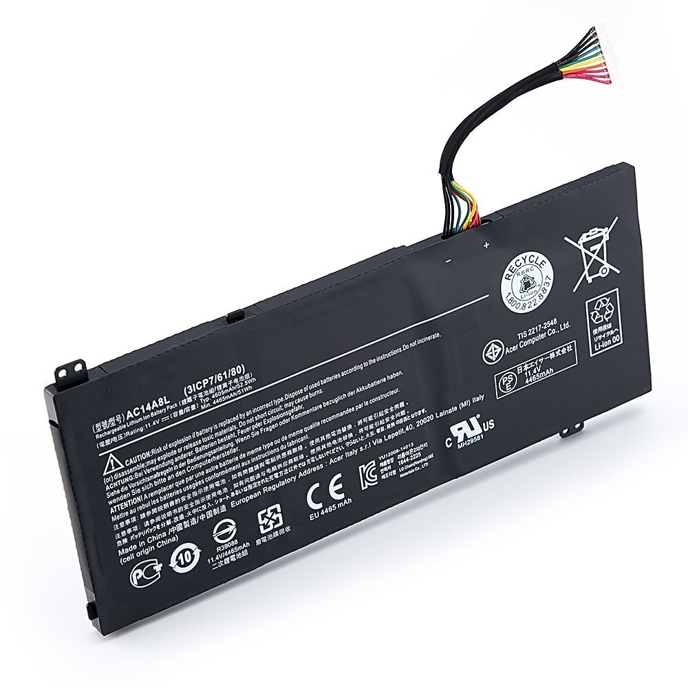 (BATTERY) PIN LAPTOP ACER VN7-591 AC14A8L (ZIN) (3 CELL) dùng cho Acer V15, Nitro Aspire VN7-571, VN7-591, VN7-791