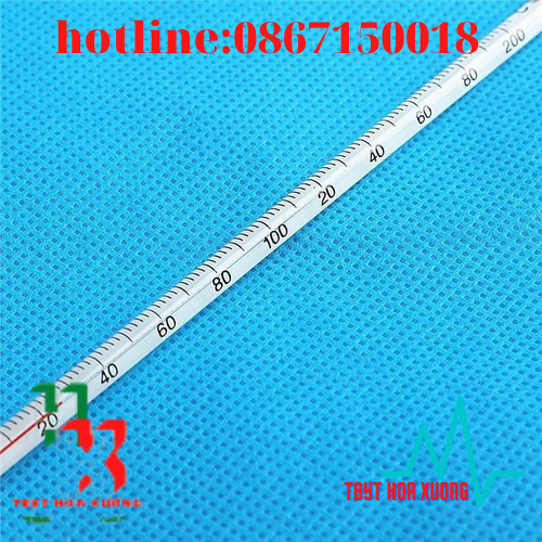 (Com Bo 20 Cái)Nhiệt Kế Đo Nước 0-100 độ C,  Dài 20cm