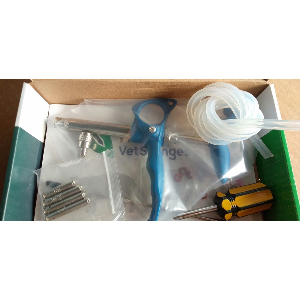 Xilanh tiêm tự động Thama Vet  ống kim loại hoặc Thama Vet ống thủy tinh-HÀNG CHÍNH HÃNG