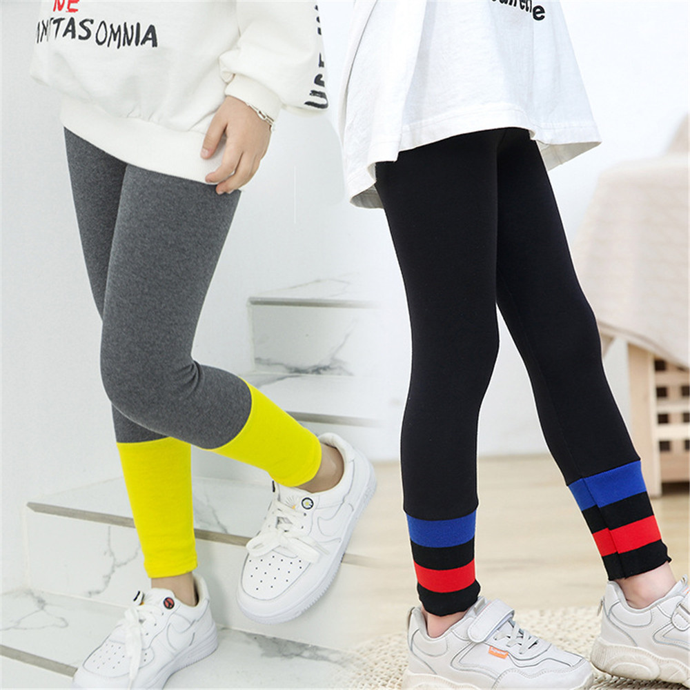 Quần Legging Co Giãn Phong Cách Hàn Quốc Cho Bé Gái