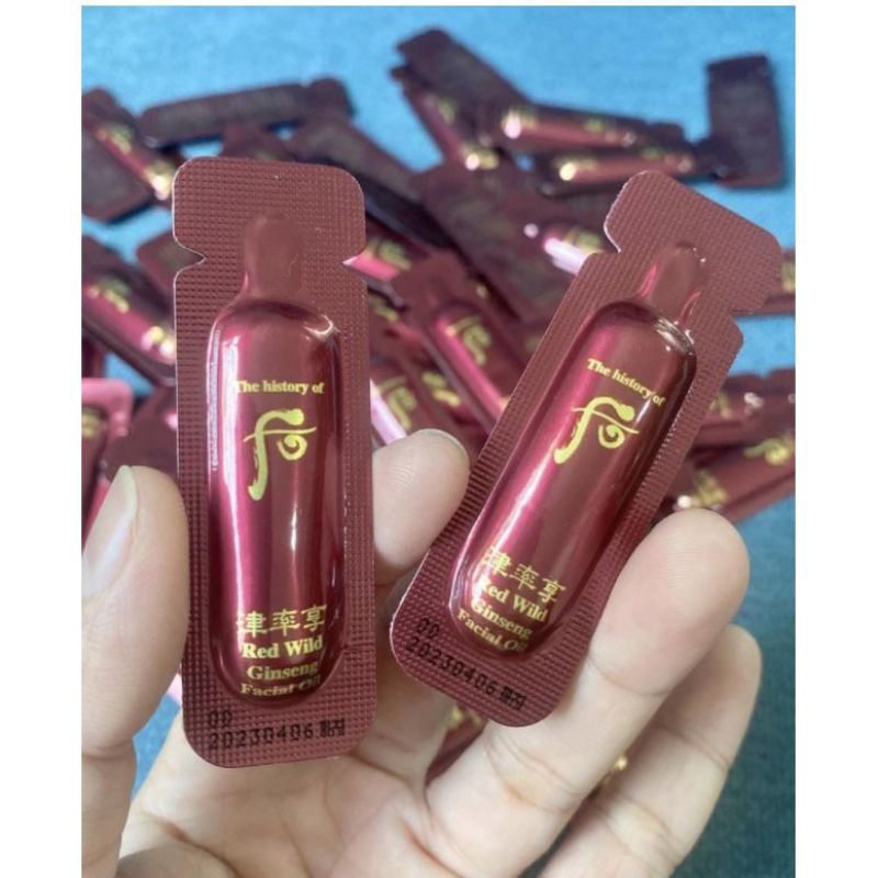 1 gói Tinh chất sâm núi chống lão hóa whoo đỏ Whoo Red Wild Gingsheng Facial Oil. | BigBuy360 - bigbuy360.vn