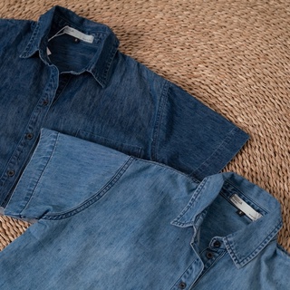 [ẢNH THẬT ĐỘC QUYỀN MIDDUA] Sơmi denim crop