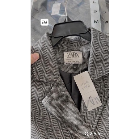 Áo dạ xương cá dáng vest