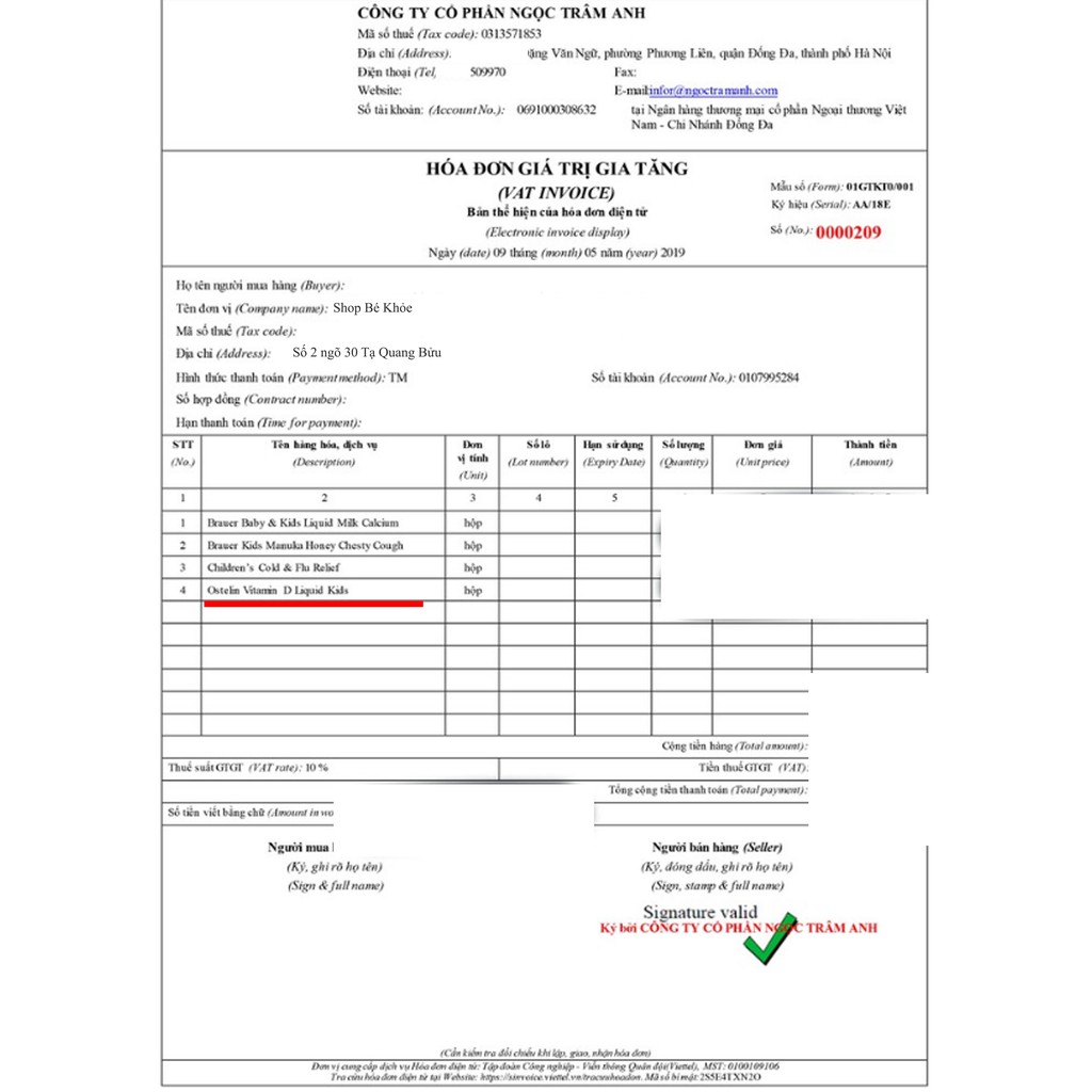 Vitamin D3 Ostelin Liquid 20ml Úc