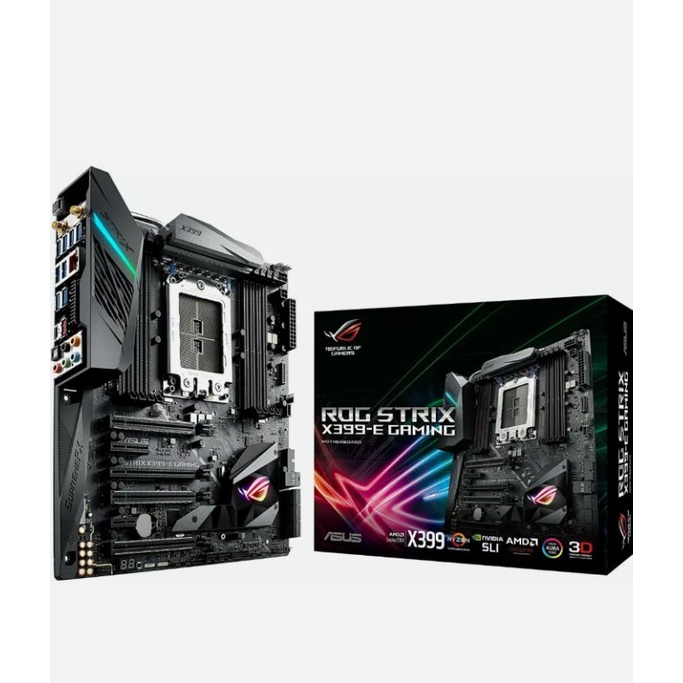 Bo mạch chủ E-ATX cho AMD Threadripper Asus Rog Strix X399 Socket TR4 E-Gaming Wifi