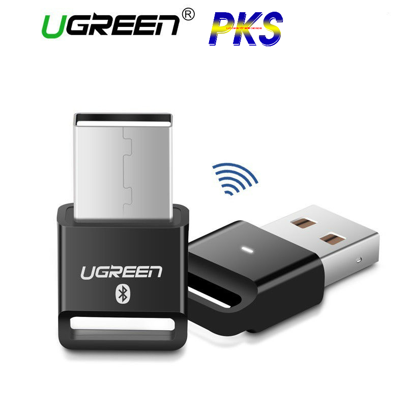 Thiết bị USB thu Bluetooth 4.0 dùng trên máy tính và laptop UGREEN US192 30524