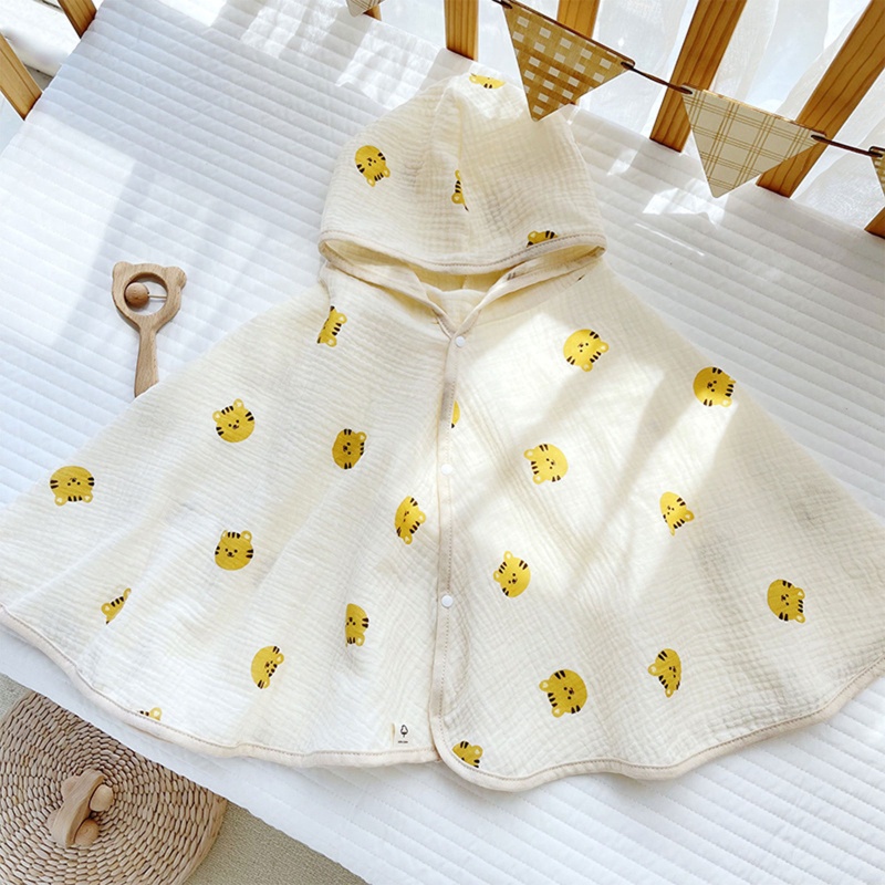 Khăn Tắm Cotton Mau Khô Siêu Thấm Hút Thân Thiện Với Làn Da Dành Cho Em Bé