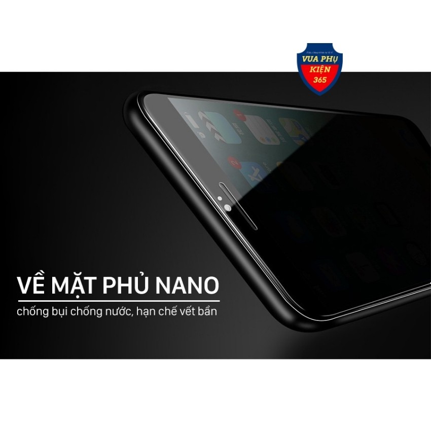 Cường Lực CHỐNG NHÌN TRỘM iPhone, Kính Cường Lực iPhone FULL MÀN HÌNH 7/7Plus/8/8Plus/X/Xr/Xs/XsMax/11/11Pro/11ProMax