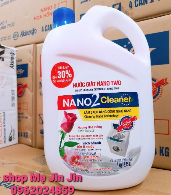 Nước giặt NANO Suzy Nhật Bản 4kg - thành phần hữu cơ