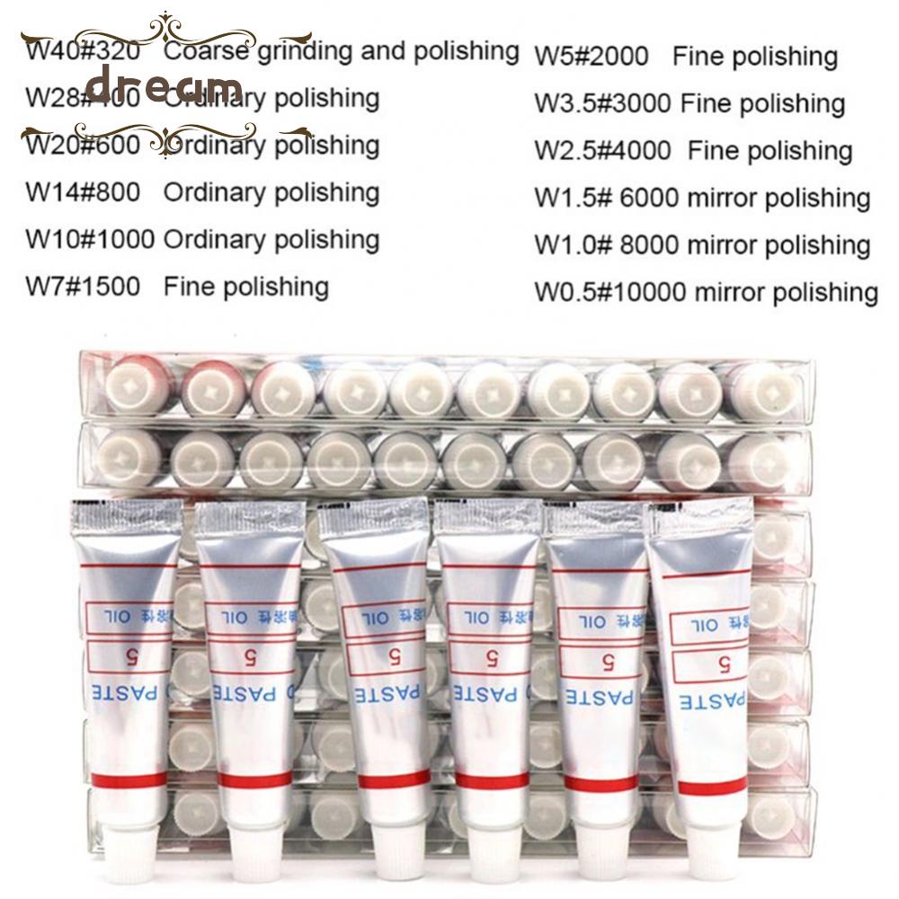 【DREAMLIFE】Metal Polishing Cream Diamond Glass Grinding Lapping Metal 320-10000Grit