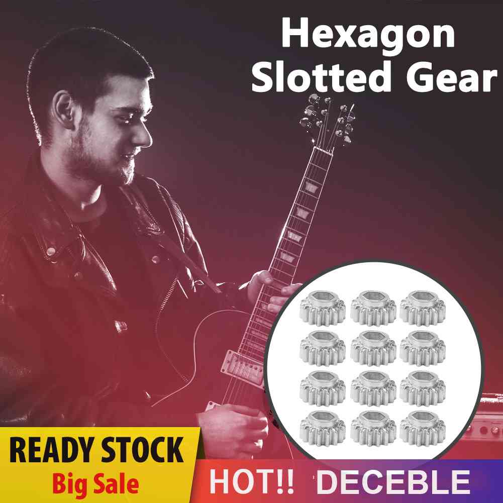 Bộ 12 Bánh Răng Đầu Lục Giác 1 / 15 Cho Đàn Guitar
