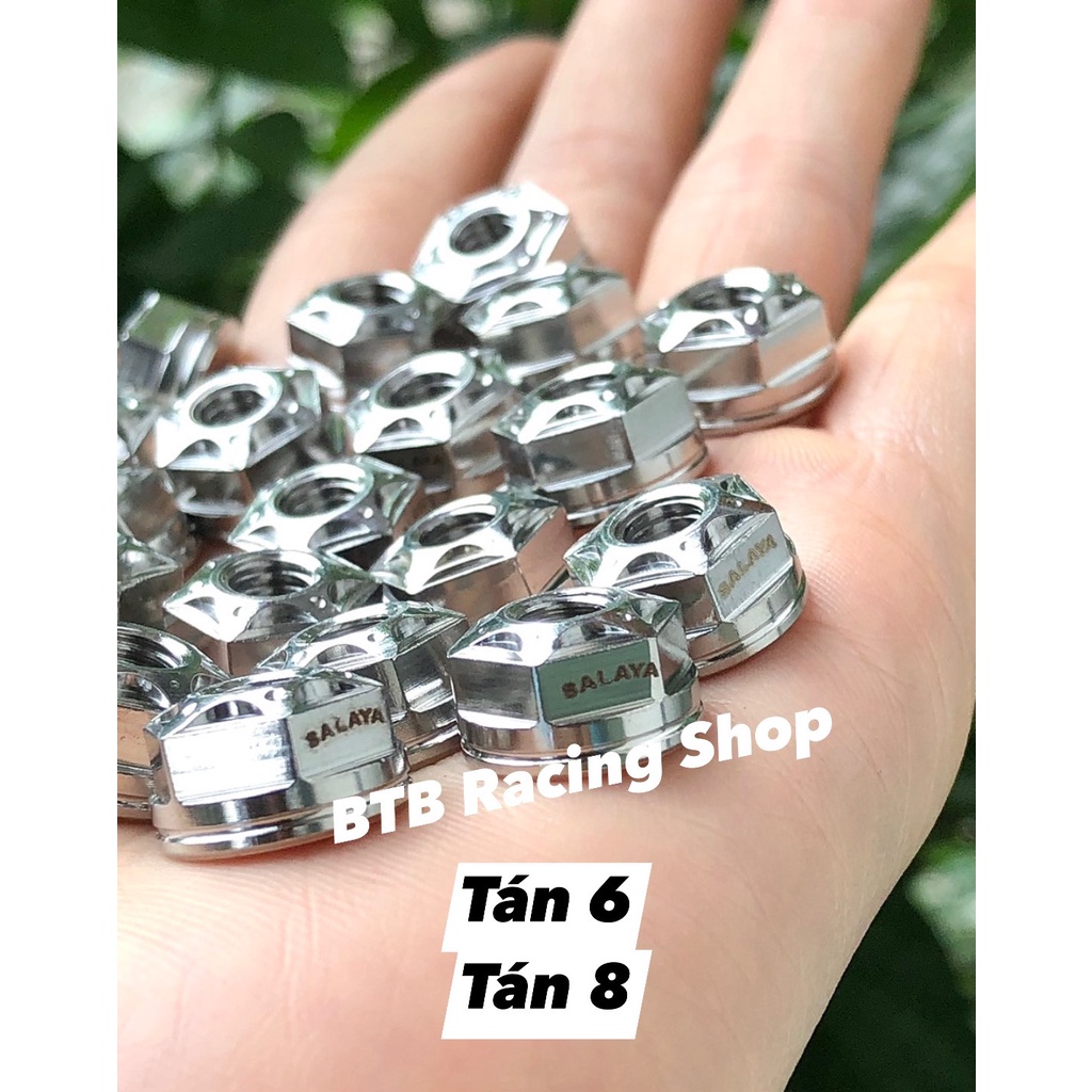 Tán Salaya inox 304 6li 8li Mẫu S08 mới nhất dành cho mọi dòng xe máy