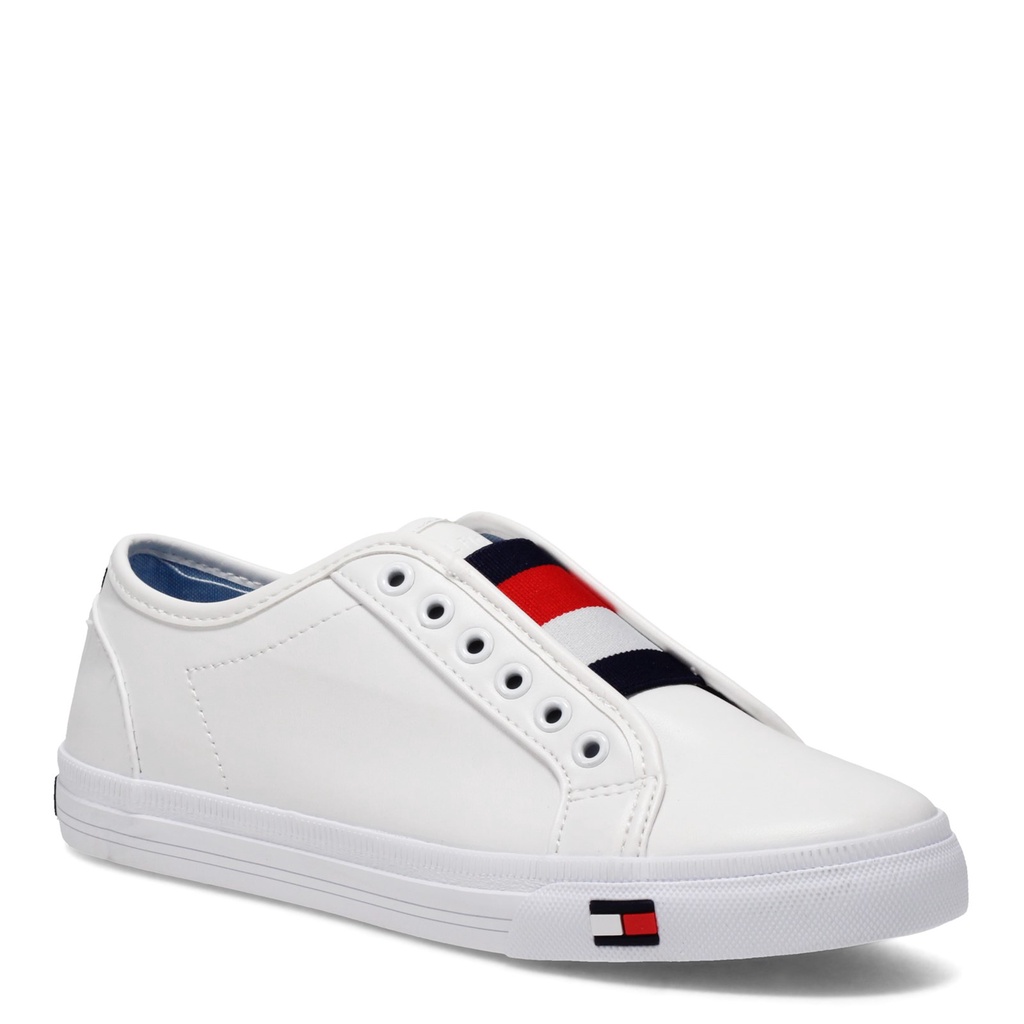 Giày Slip On Tommy Hilfiger Anni Trắng Cho Nữ Trẻ Trung Năng Động Full Hộp - Kennyus.vn
