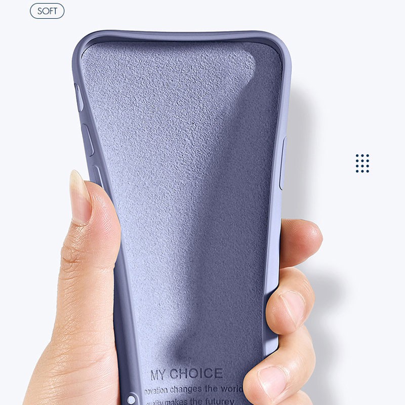 Ốp lưng silicone màu trơn kiểu dáng đơn giản thời trang cho Oppo A93