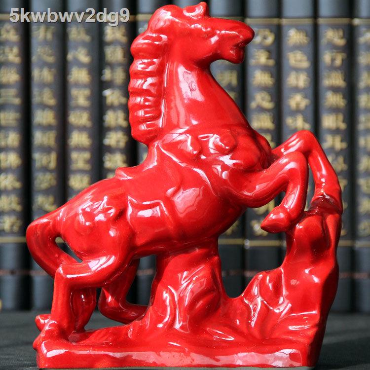 ✾  Tang Sancai ngựa đồ trang trí gốm Zodiac tám con nhà phòng khách văn tủ rượu thủ công quà tặng