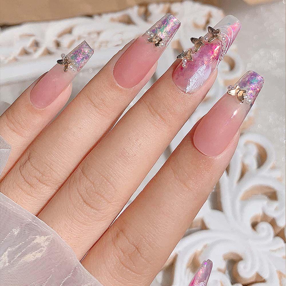 Phụ Kiện Trang Trí Móng Tay Nghệ Thuật 3D Bằng Hợp Kim Thời Trang Nhật Bản DIY