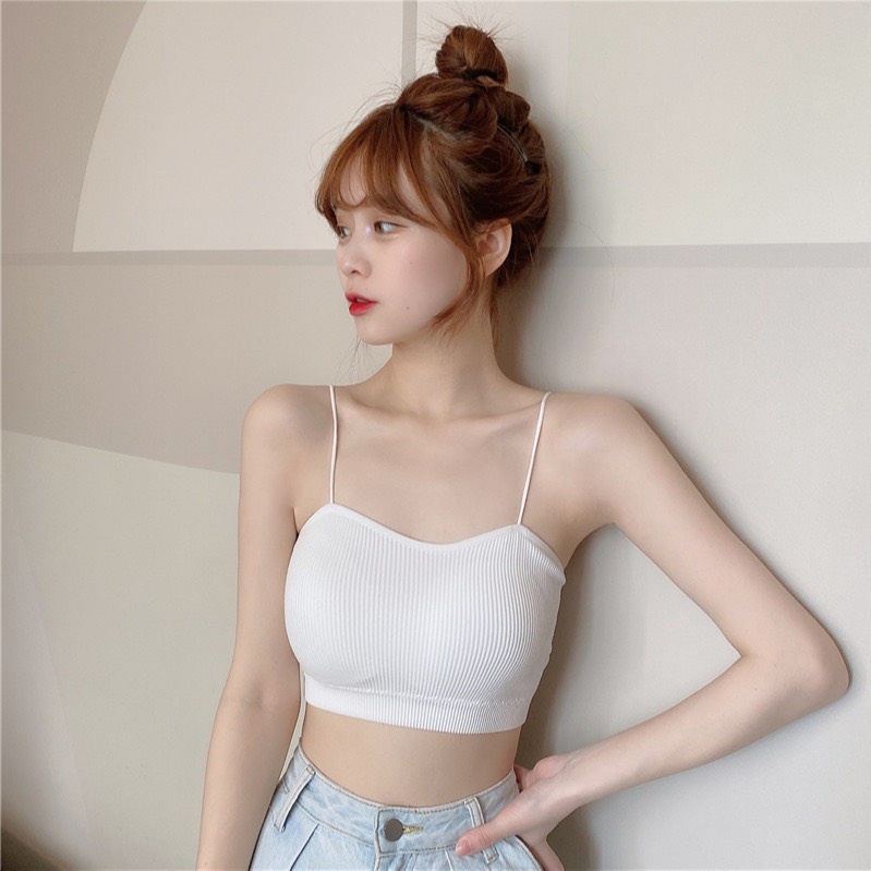 Áo Bra Nữ 2 Dây Gân Tăm Dây Mảnh Đáng Yêu Và Gợi Cảm 7719 | BigBuy360 - bigbuy360.vn