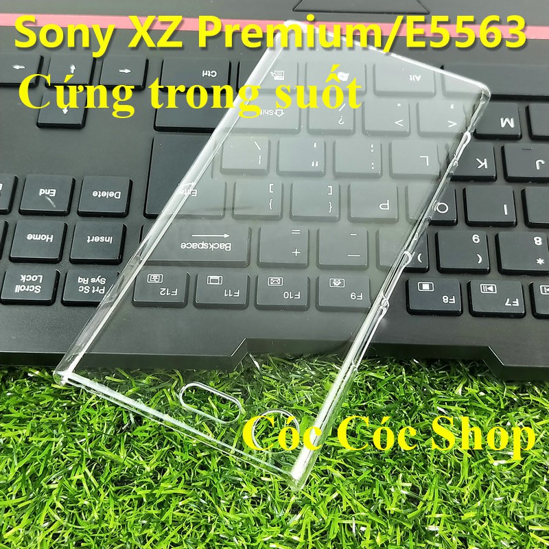 Ốp lưng Sony XZ Premium/ XZ2 Premium nhựa CỨNG TRONG SUỐT