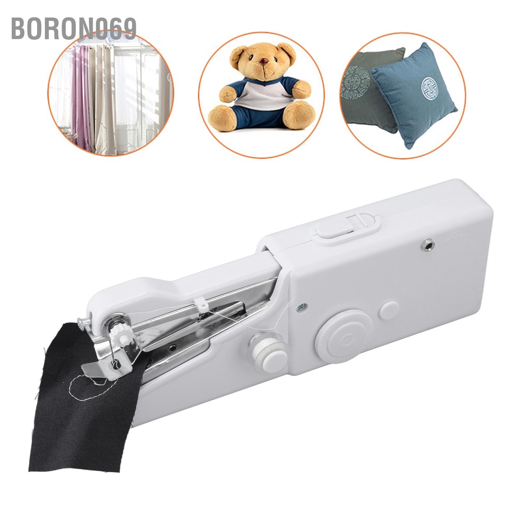 Máy khâu cầm tay DC6V điện nhỏ có độ ồn thấp cho hộ gia đình Boron069