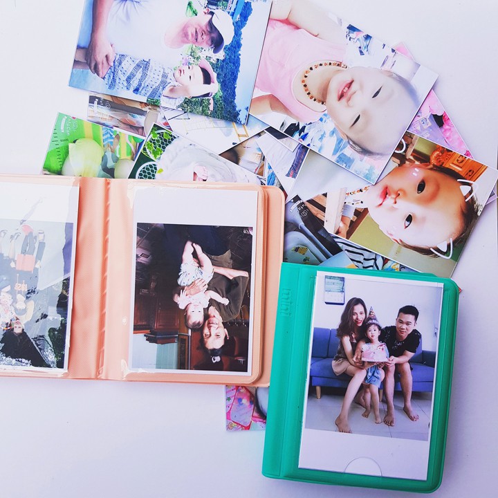 Album mini + 29 ảnh 6x9cm cán lụa 2 mặt