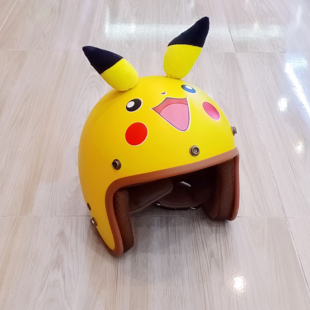 Nón Bảo Hiểm 3/4 PIKACHU Người Lớn