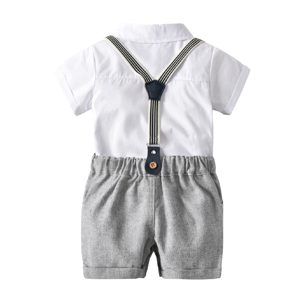 Bộ Áo Vest + Quần Dài Lịch Lãm Cho Bé Trai