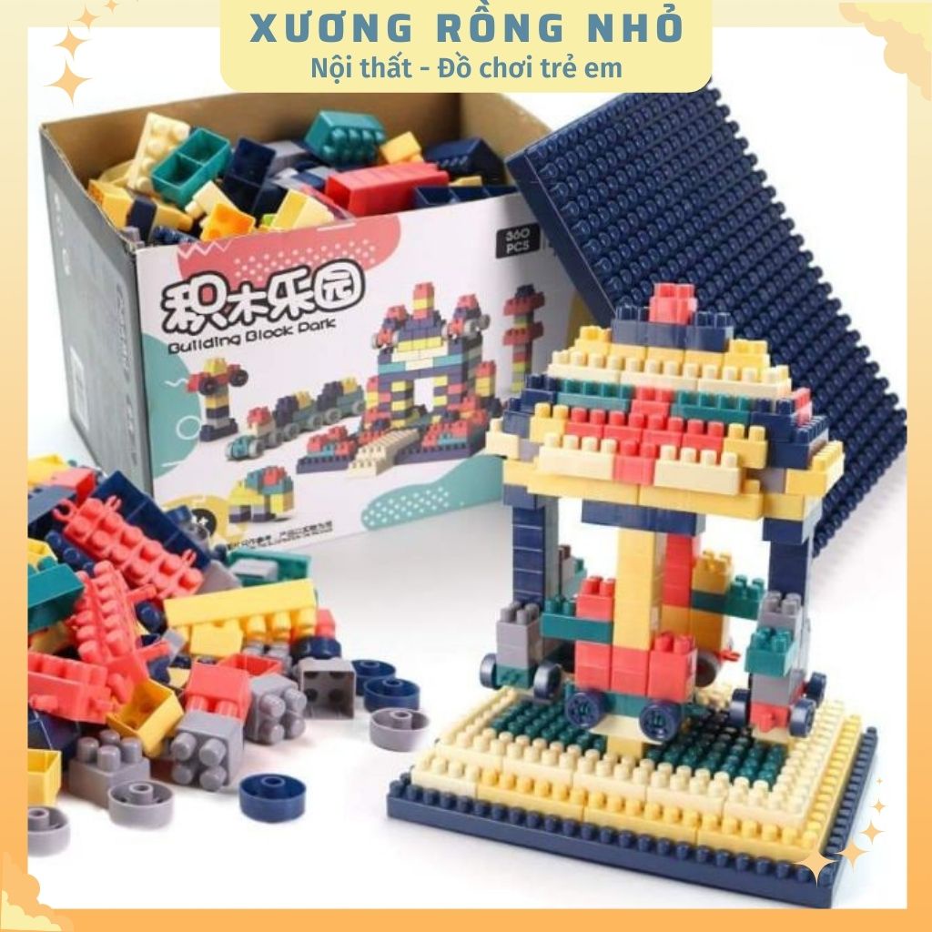 Đồ Chơi Xếp Hình Lego 520 Chi Tiết Tháo Lắp Phát Triển Trí Tuệ Cho Bé - Xương Rồng Nhỏ