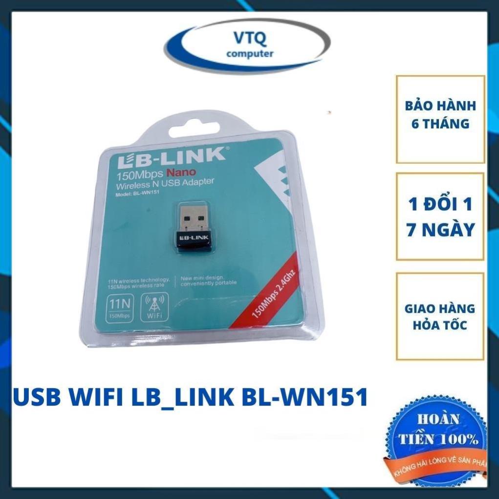 Usb wifi LB link BL-WN151, USB thu wifi LBlink Fuller dùng cho máy tính