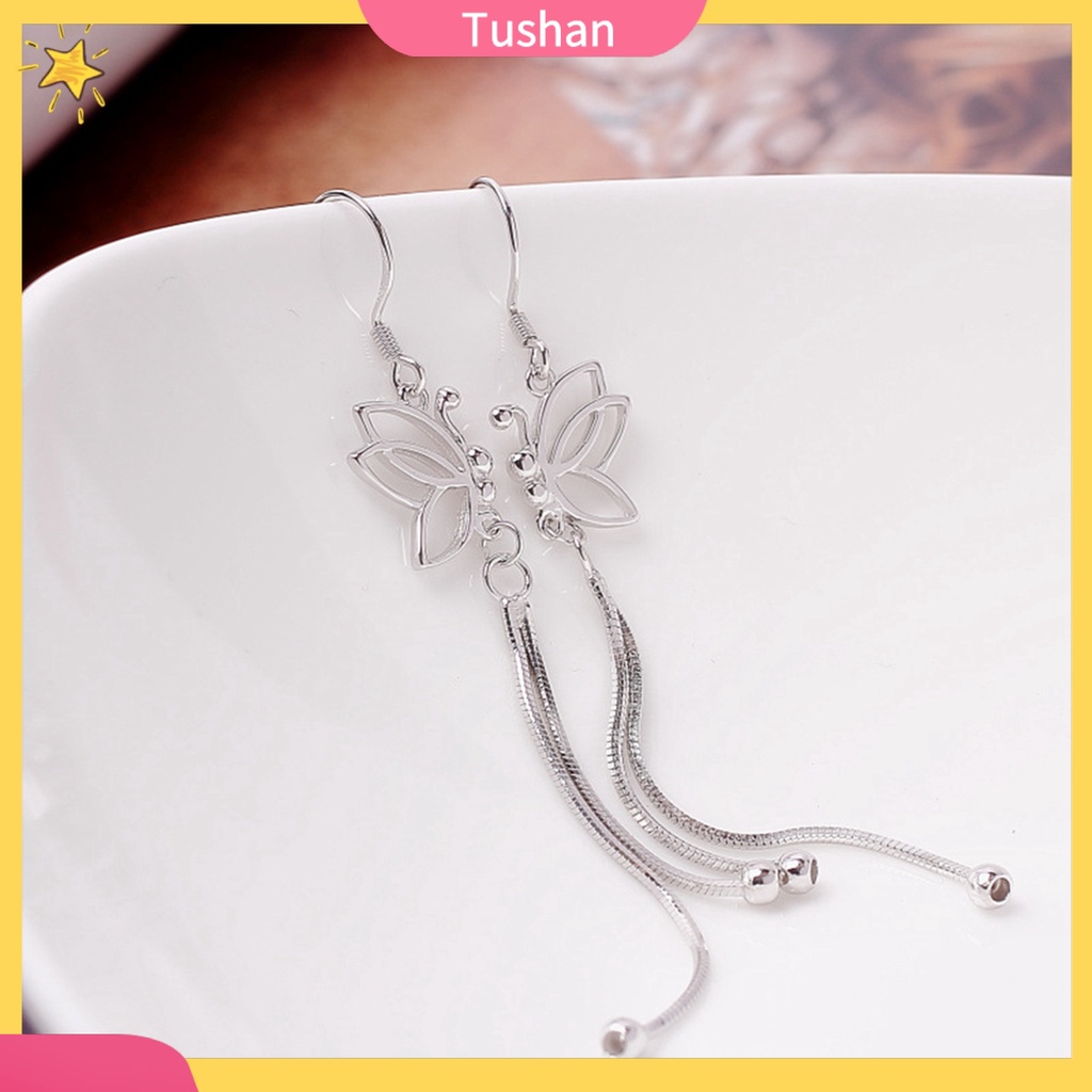 Khuyên tai nữ trang dáng dài tạo hình độc đáo