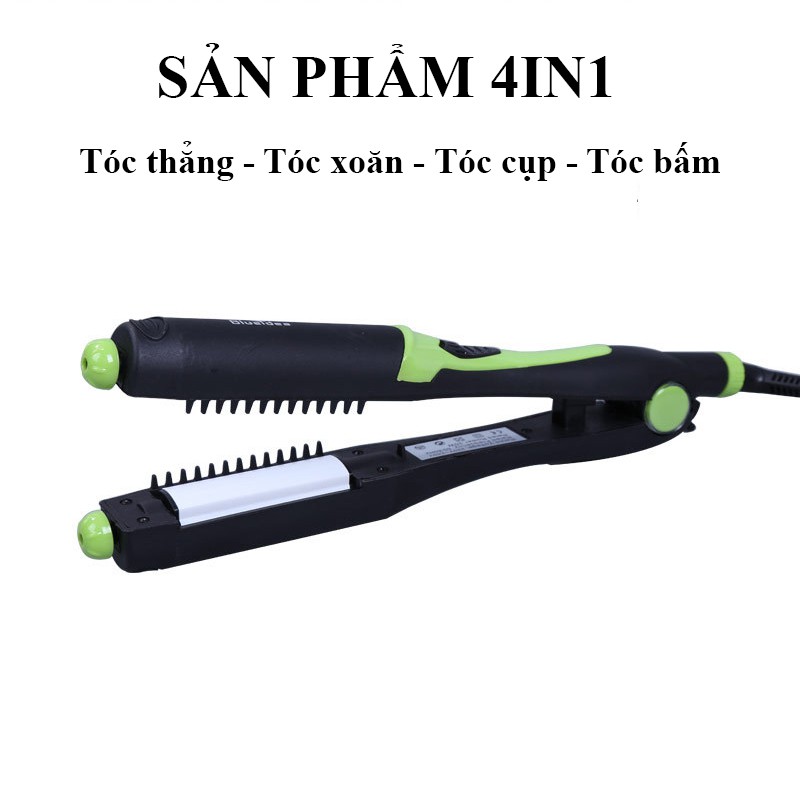 Máy Làm Tóc Ép Duỗi, Là, Uốn Xoăn Cao Cấp 4in1