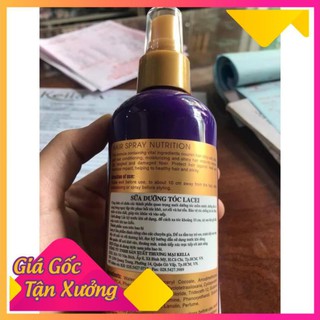 Sữa Xịt Nước dưỡng tóc Lacei tím 200ml
