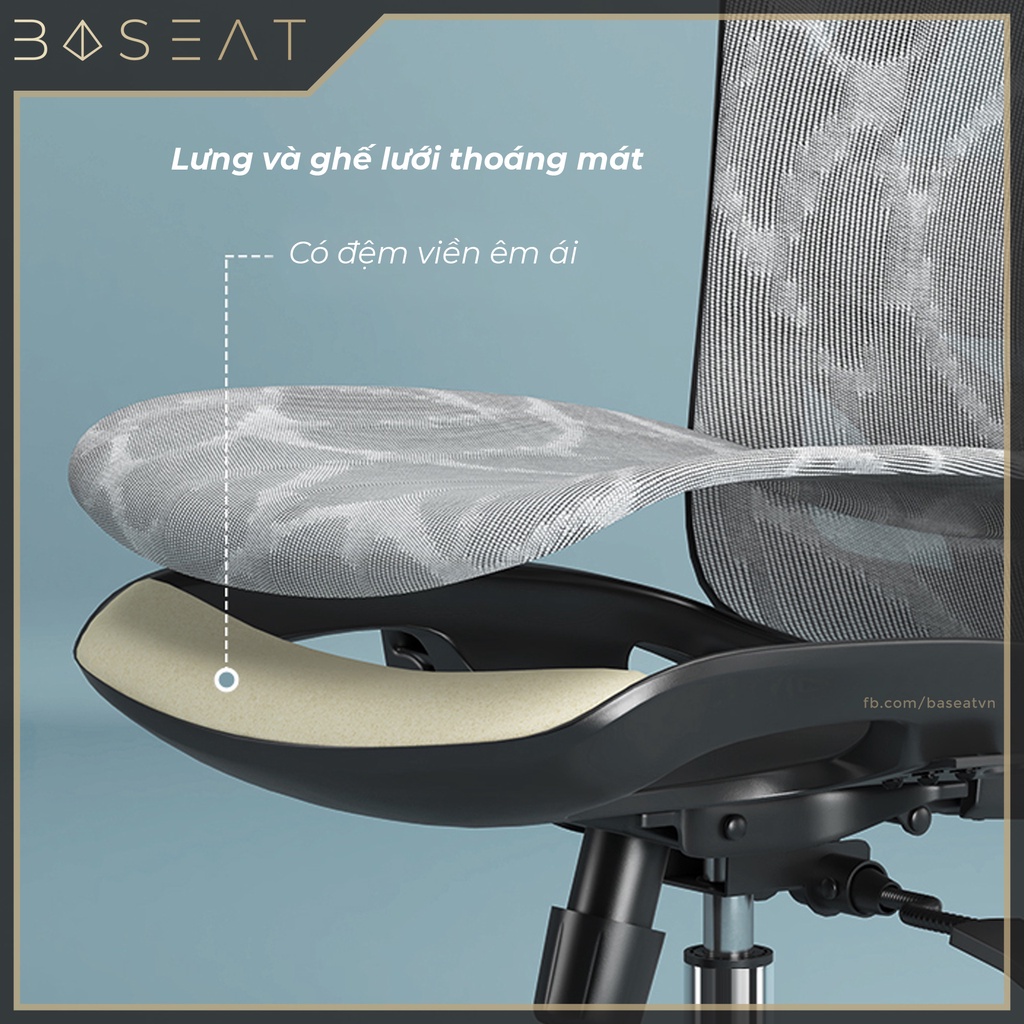 [Full lưới] SIHOO M57 - Ghế xoay làm việc văn phòng thiết kế công thái học Ergonomic, điều chỉnh lưng bảo vệ cột sống