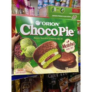 Bánh chocopie matcha đâu đỏ