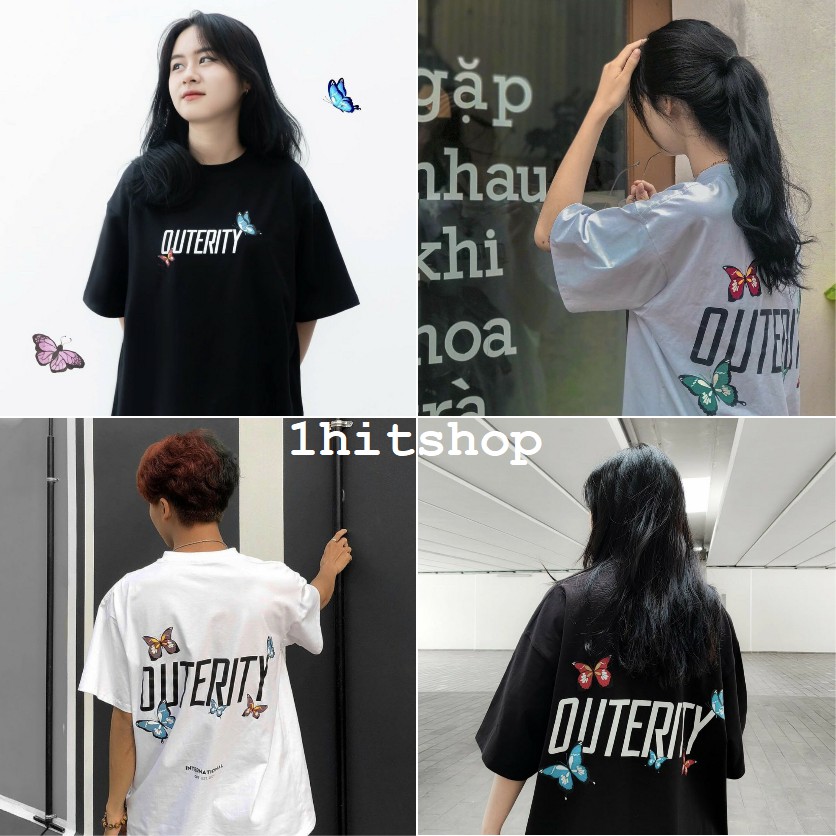 [Mã FAMAYWA giảm 10K đơn 50K] Áo Thun BƯỚM OUT.ER Ulzzang Unisex 1hitshop