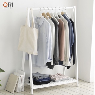 Giá treo quần áo hàn quốc 1 tầng màu trắng size 86cm - a hanger 1f white