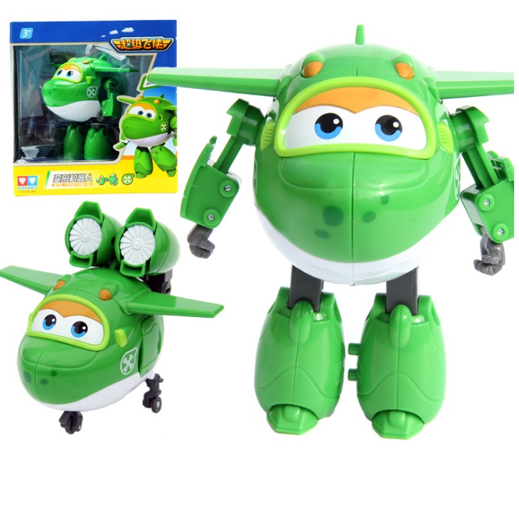Đồ chơi mô hình Đội bay siêu đẳng super wings Robot biến hình máy bay cỡ to Mira Rái Cá