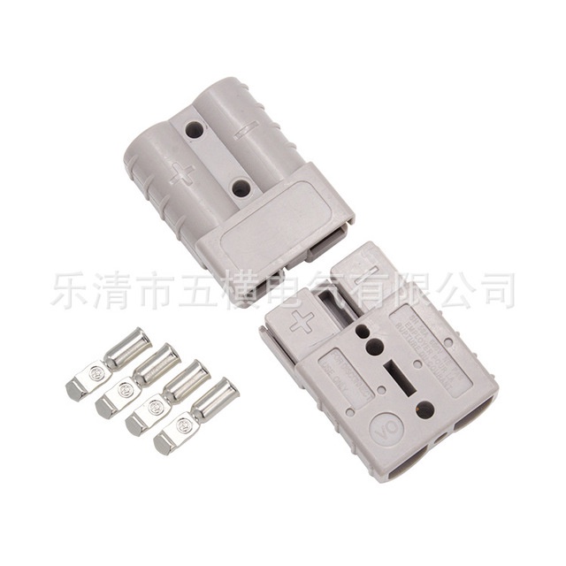 Đầu giắc kết nối acquy, jack cắm anderson 50A 600V chịu tải cho acquy, Xe nâng , UPS , năng lượng mặt trời