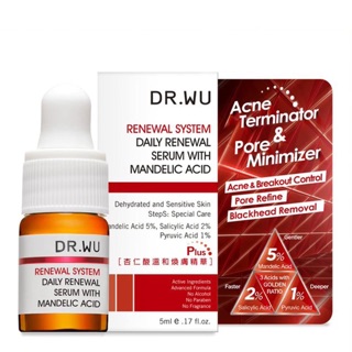 Serum Tái Tạo Da Dr Wu Mandelic Acid 5% và 18% (chai mini 5ml)