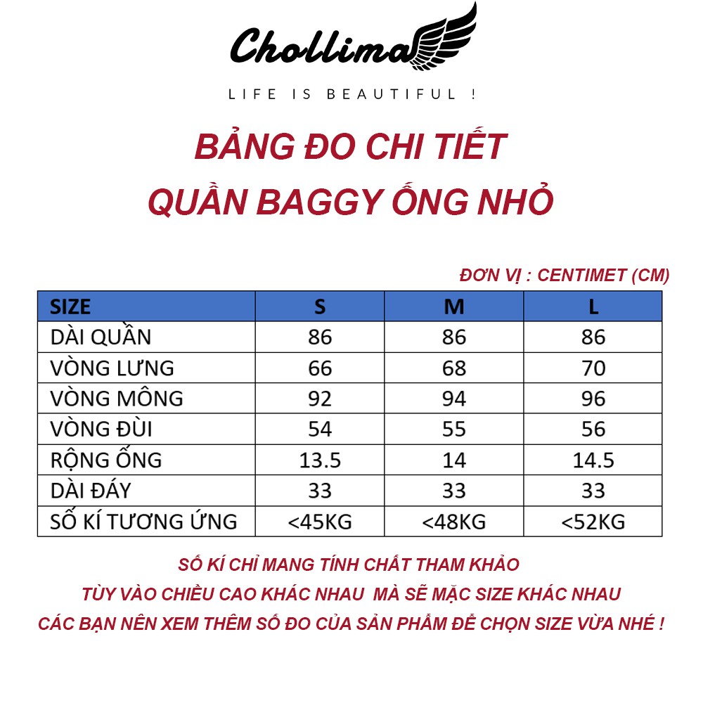 Quần baggy jean thêu hoa cúc Chollima QBG08 - Hot trend 2021