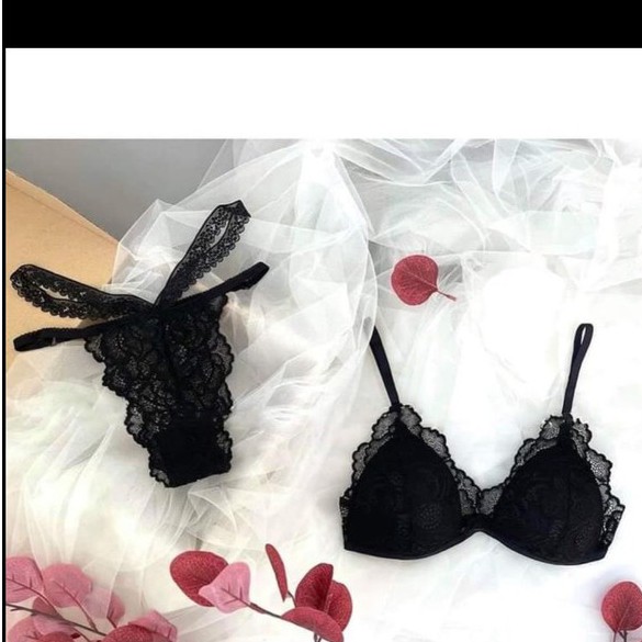 [ RẺ NHẤT SHOPEE ] 👙Bộ bra quần dây 👙 hàng thiết kế cao cấp là sự lựa chọn phù hợp cho các chị em phụ nữ