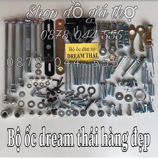 Bộ ốc dàn xe dream thái hàng đẹp
