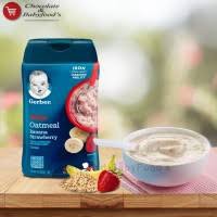 BỘT ĂN DẶM GERBER LIL BITS YẾN MẠCH CHUỐI DÂU CEREAL