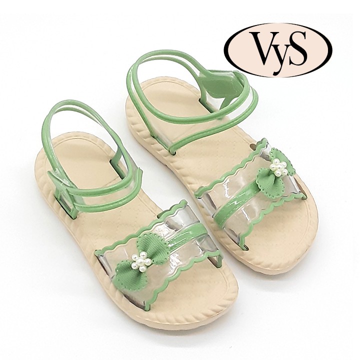Sandal trẻ em quai pvc có quai hậu kết nơ xinh xắn thời trang VYS TA6701 (Nhiều màu)