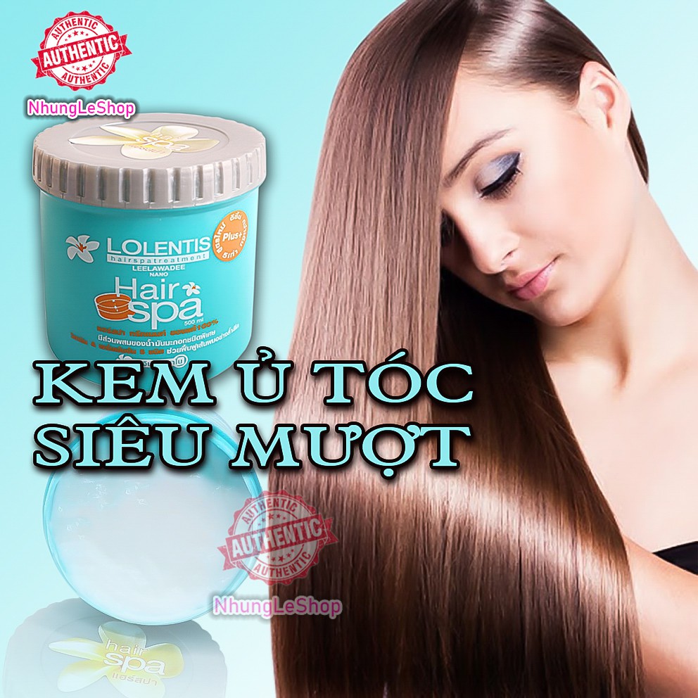 Auth Kem ủ tóc thần thánh siêu mượt LOLENTIS 500g Thái Lan