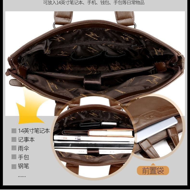 Túi xách da đeo chéo thời trang dành cho nam | BigBuy360 - bigbuy360.vn