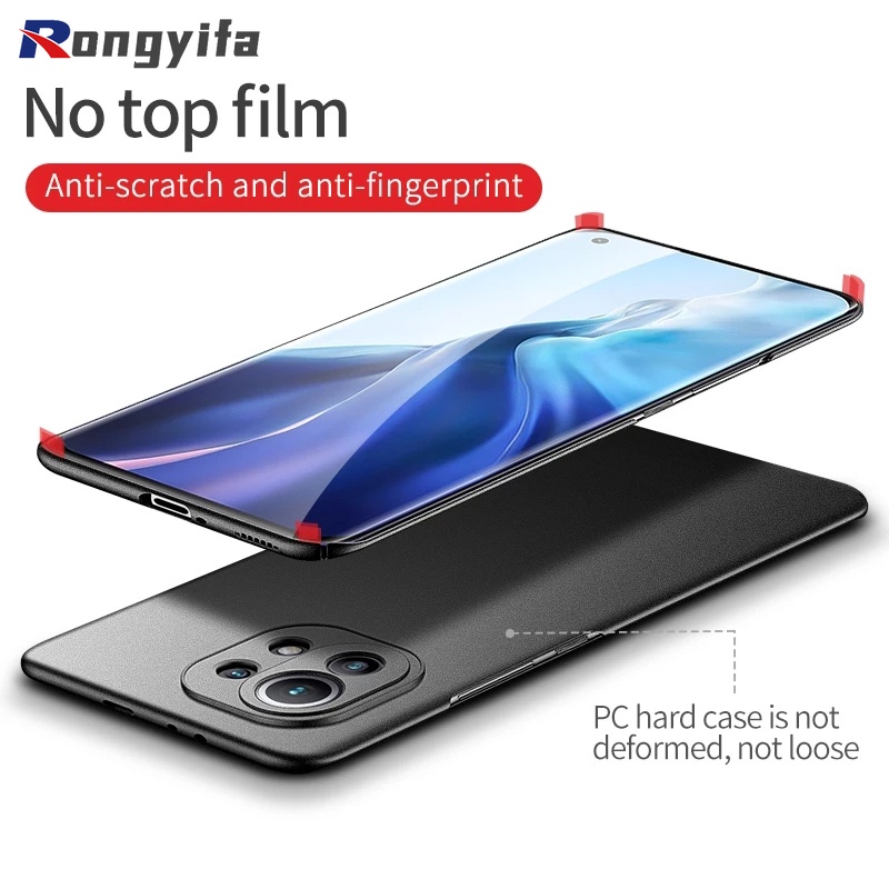 Ốp điện thoại PC cứng siêu mỏng cho Xiaomi Mi 11 Pro U L 10tPL 9SE PL Mi 8 9 Se 9t 10/t/i 11i/Pro Lite Ultra 5g