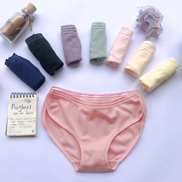 [CÓ SIZE L] Quần lót nữ, quần lót Muji tăm tre thông thoáng QC71 | BigBuy360 - bigbuy360.vn