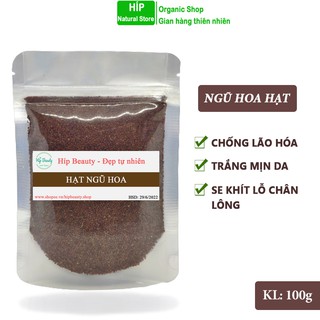 Hạt ngũ hoa hạt nhỏ organic nguyên chất handmade 100g (hạt đình lịch)