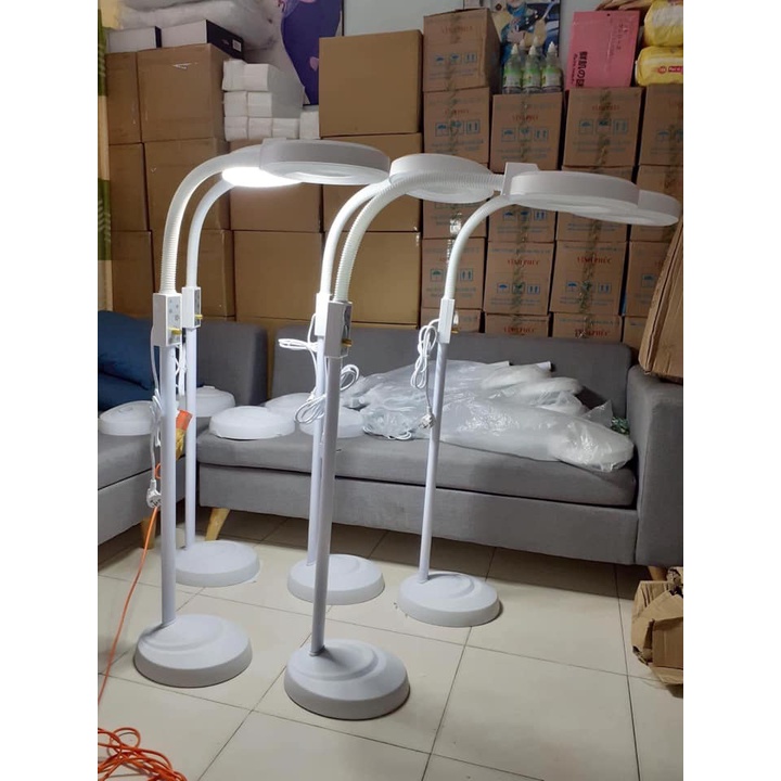 [WONTECH - NOW SHIP] Đèn led đế đặc 120 bóng có tăng giảm ánh sáng - Đèn led spa, phun xăm, nối mi