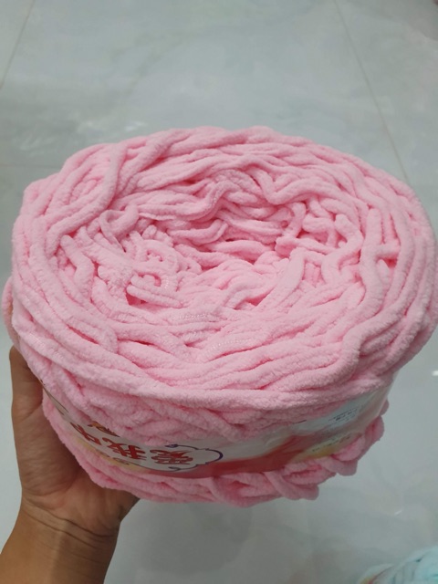 Len bông sữa cuộn to 200g